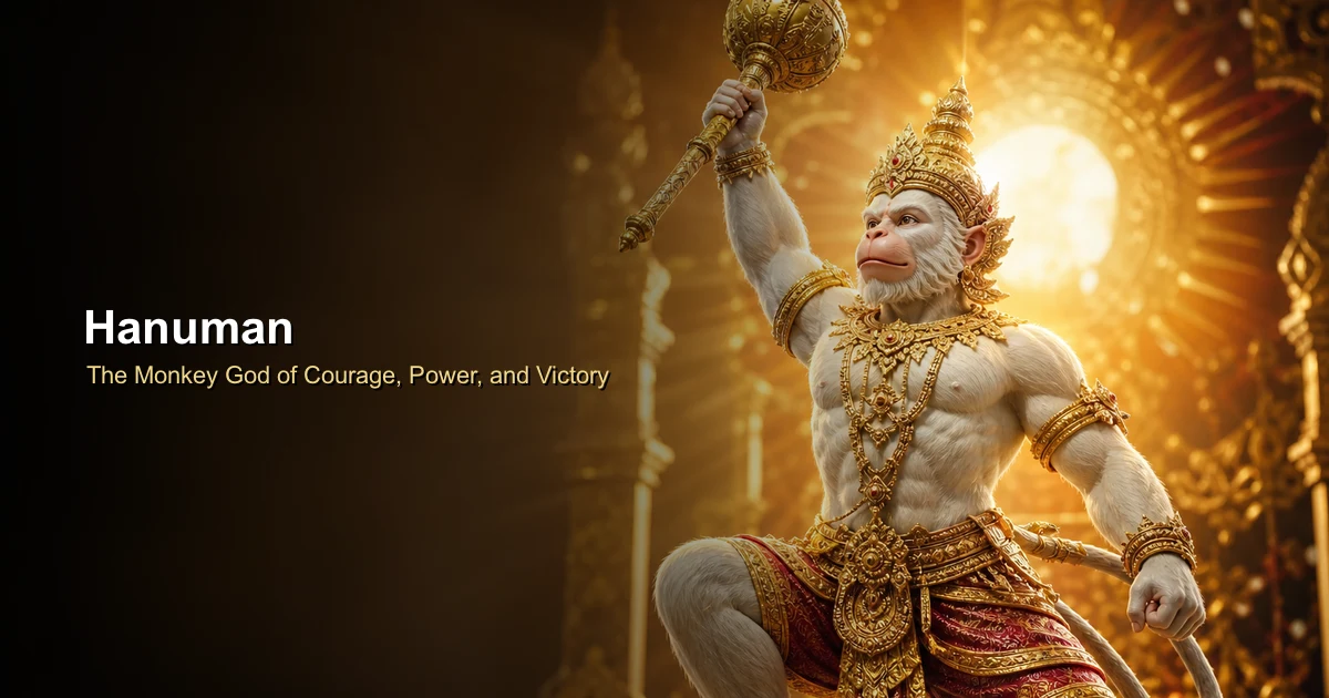 Hanuman: The Monkey God of Courage, Power, and Victory