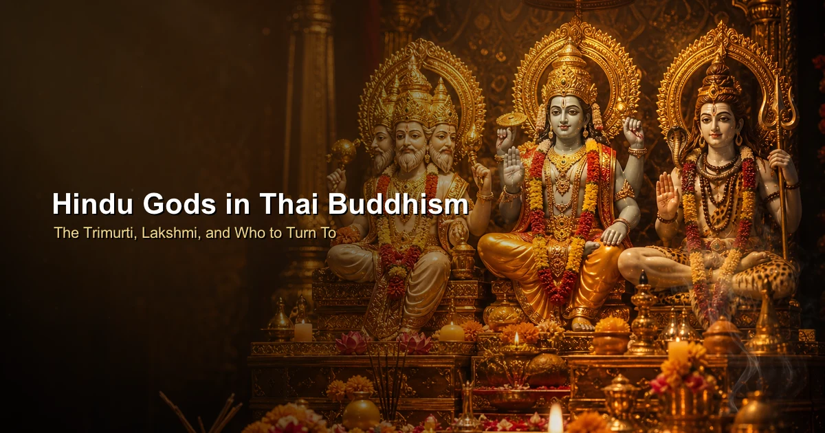 Hindu Gods in Thai Buddhism: The Trimurti, Lakshmi, and Who to Turn To