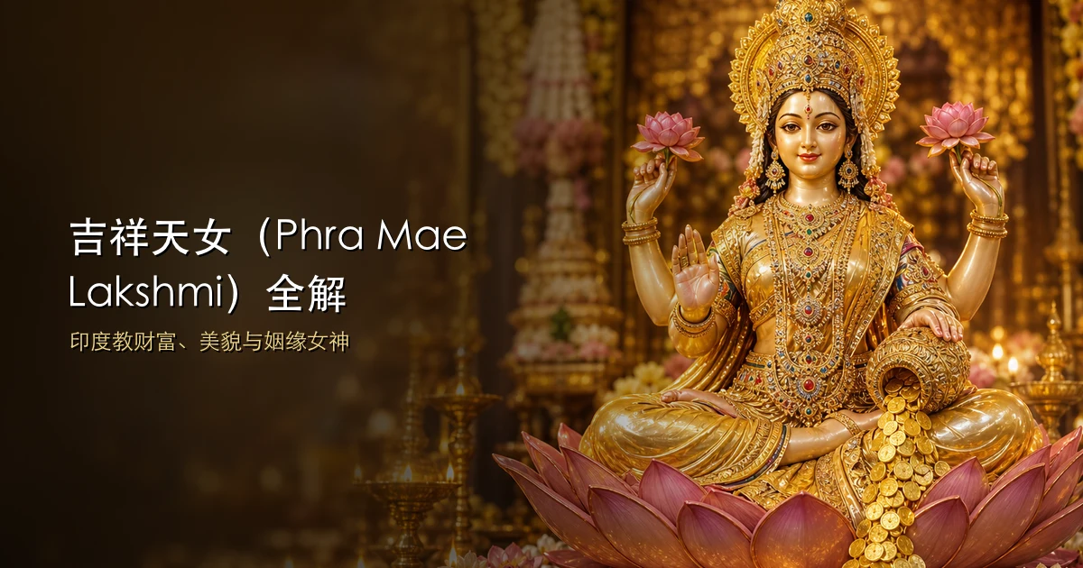 吉祥天女(Phra Mae Lakshmi)全解:印度教财富、美貌与姻缘女神
