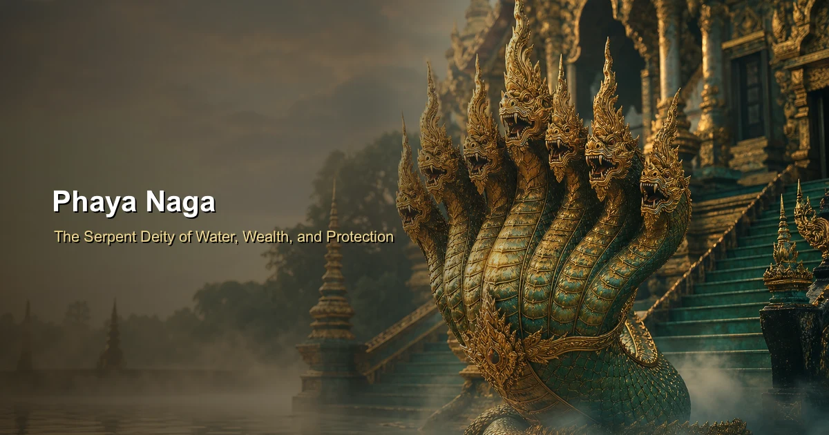 Phaya Naga: The Serpent Deity of Water, Wealth, and Protection