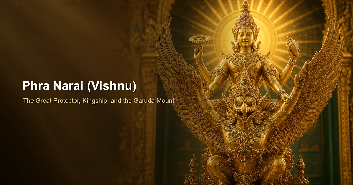 Phra Narai (Vishnu): The Great Protector, Kingship, and the Garuda Mount