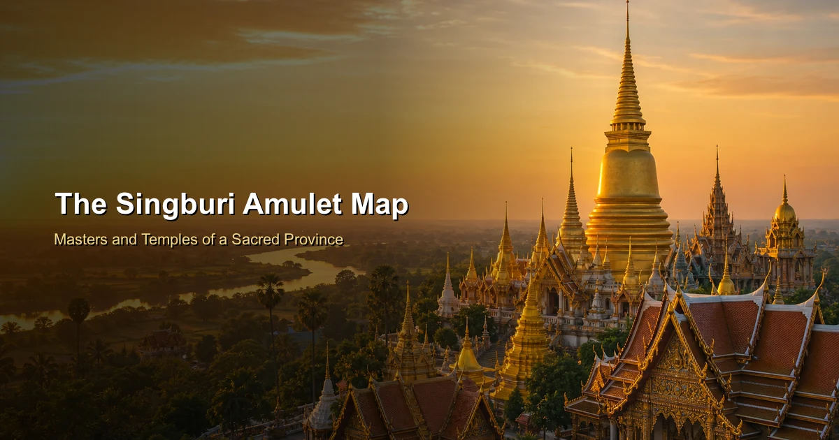 The Singburi Amulet Map: Masters and Temples of a Sacred Province