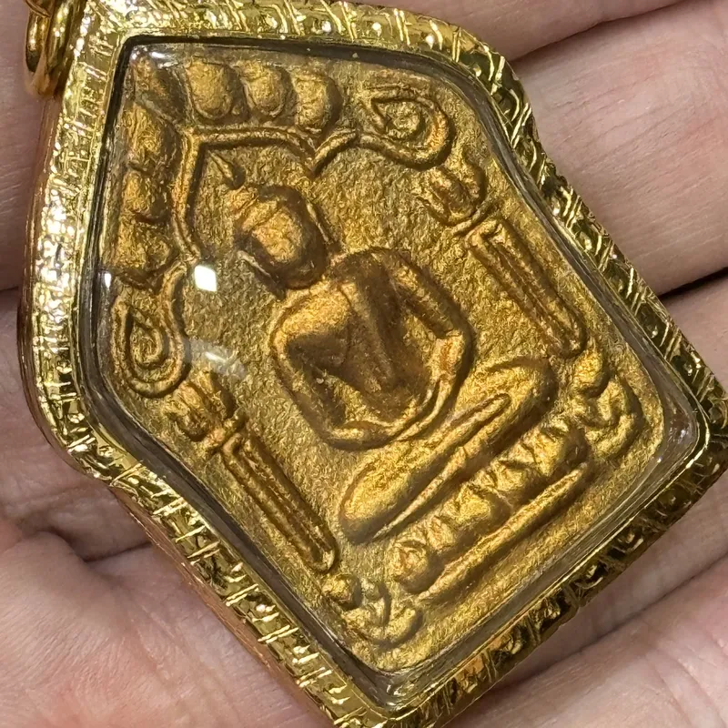 龙婆添 · 拉哈莱寺丨พระขุนแผน坤平 · 诞辰146周年纪念版 · 大模圣粉 · 白背符咒 · 佛历2568年督造 4