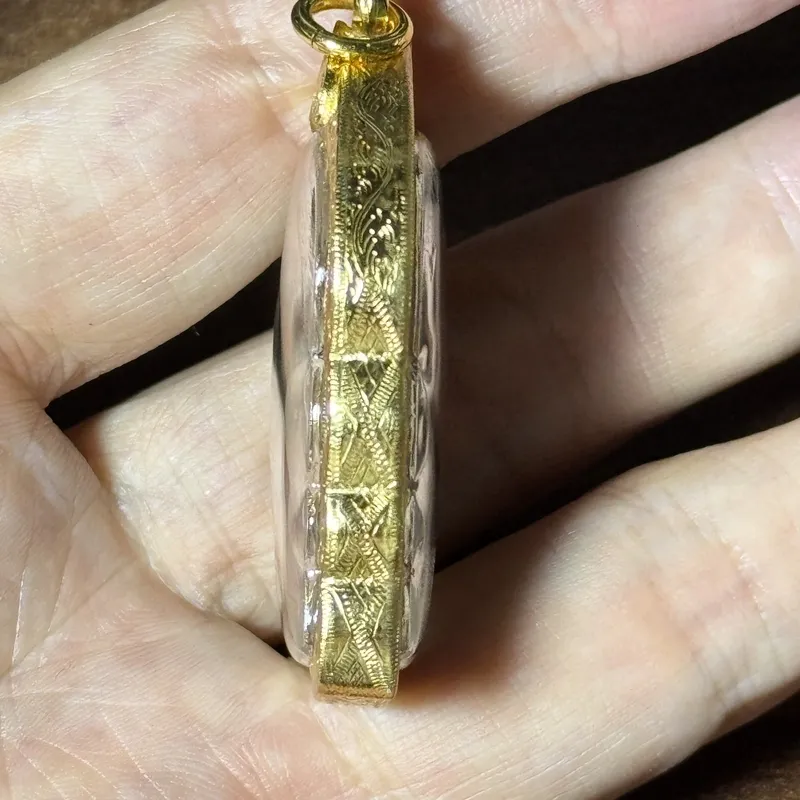 龙婆添 · 拉哈莱寺丨เหรียญนั่งพาน坐盘币 · 复古版 · 红铜 · 佛历2559年督造 5