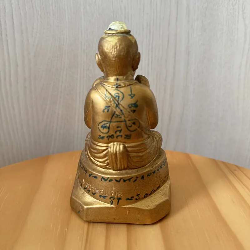 龙婆炎·亲制古曼童摆件·佛历2553年·三暗寺出庙（仅此一尊·龙婆爹唯一嫡传弟子亲手制作·藏家级孤品） 5