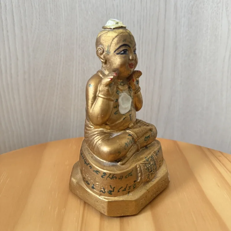 龙婆炎·亲制古曼童摆件·佛历2553年·三暗寺出庙（仅此一尊·龙婆爹唯一嫡传弟子亲手制作·藏家级孤品） 8