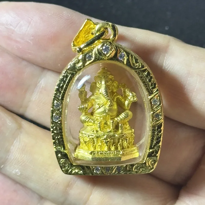 龙婆雨水·四面神·铜质（佛历2556年派隆寺·龙婆判101周年冥诞纪念法会开光｜意大利金防水壳·初缘系列） 3