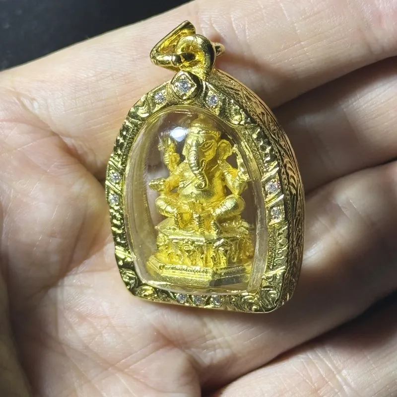 龙婆雨水·四面神·铜质（佛历2556年派隆寺·龙婆判101周年冥诞纪念法会开光｜意大利金防水壳·初缘系列） 6