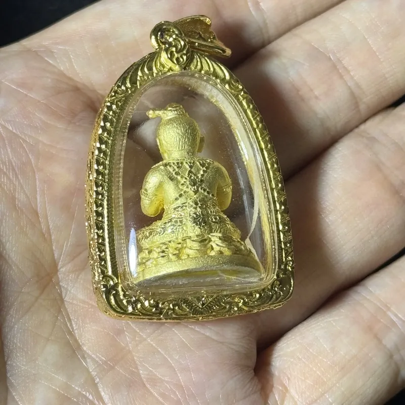 龙婆雨水101周年冥诞纪念·古曼童·金属材质（佛历2556年派隆寺法会开光｜意大利金防水壳·初缘系列） 7