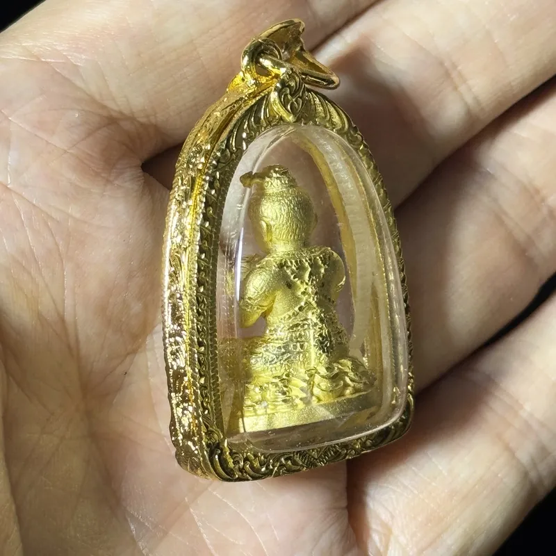 龙婆雨水101周年冥诞纪念·古曼童·金属材质（佛历2556年派隆寺法会开光｜意大利金防水壳·初缘系列） 8