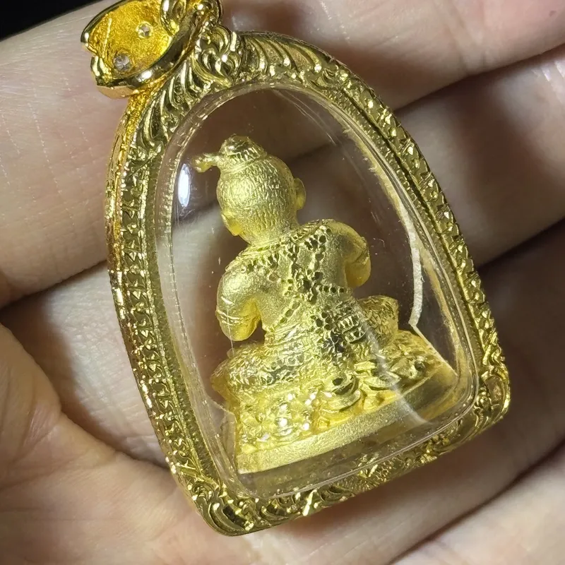 龙婆雨水101周年冥诞纪念·古曼童·金属材质（佛历2556年派隆寺法会开光｜意大利金防水壳·初缘系列） 11