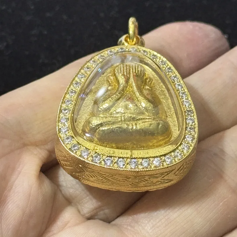 龙婆坤·百万银兰必打·佛历2540年瓦班莱寺开光（萨马空卡认证｜招财必打经典款） 3