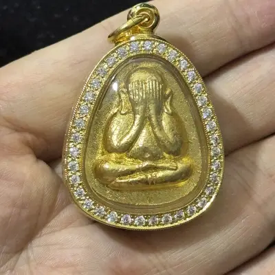 龙婆坤·百万银兰必打·佛历2540年瓦班莱寺开光（萨马空卡认证｜招财必打经典款）