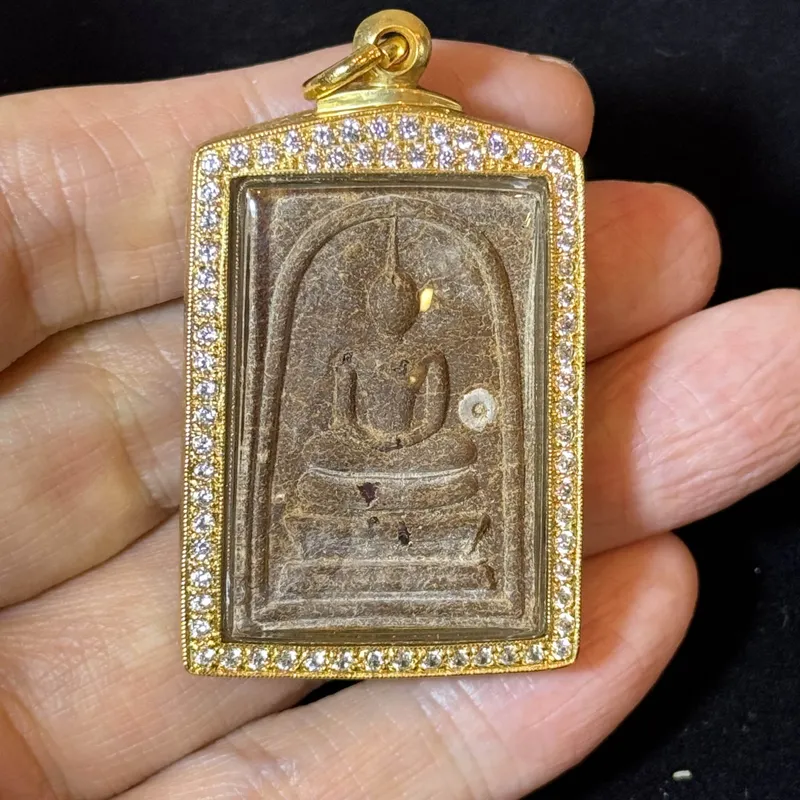 龙婆添 · 拉哈莱寺丨พระสมเด็จชินบัญชร崇迪金刚盔甲版 · 粉末版 · 佛历2559年督造 6