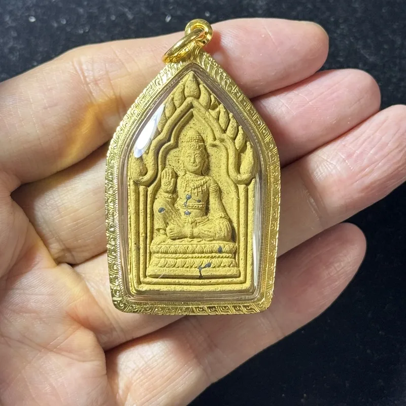 阿赞初·坤平佛·จอมคน王者版·粉质(佛历2550年普泰萨旺皇家古寺开光|附鉴定卡·可补货) 1