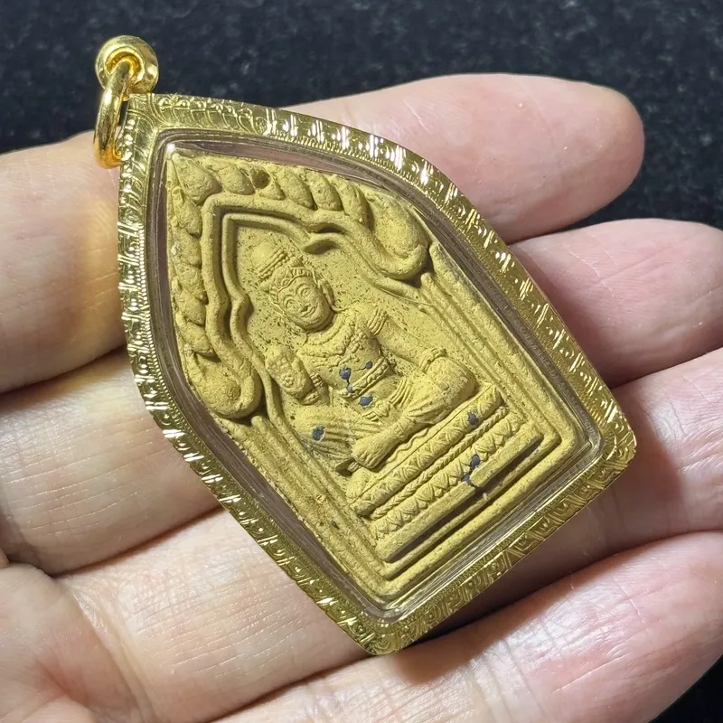 阿赞初·坤平佛·จอมคน王者版·粉质（佛历2550年普泰萨旺皇家古寺开光｜附鉴定卡·可补货） 6