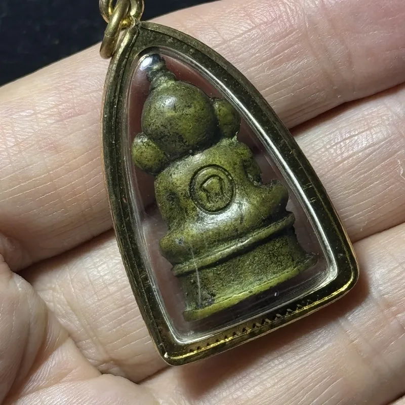 Luang Pho Koy · Phra Ngang Red-Eye · Sacred Alloy · Wat Khao Din Tai, Buriram B.E. 2551 — Limited Run of 999, One of a Kind, Gold-Tone Waterproof Case 6