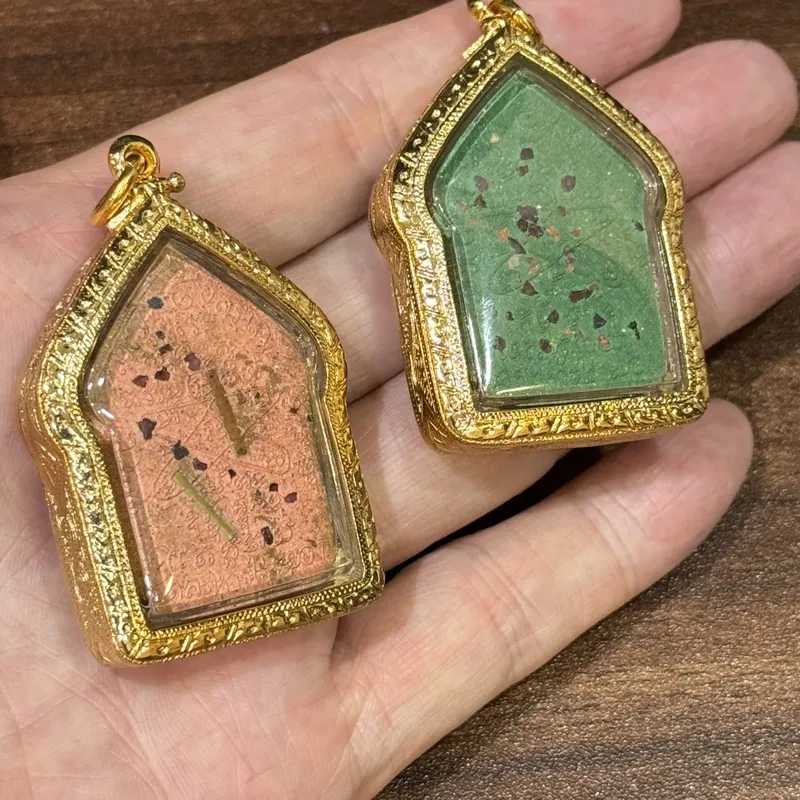 Luang Phor Tim · Wat Laharn Rai | Phra Khun Paen 146th Birth Anniversary · Large Mold · Sacred Powder · Rhinestone Gold Case · B.E. 2568 6