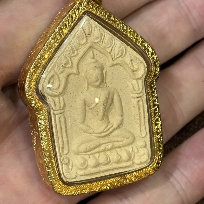 Luang Phor Tim · Wat Laharn Rai | Khun Paen Phrai Kuman · Banju Hua Jai Edition · Large · Twin Takrut · B.E. 2557 2