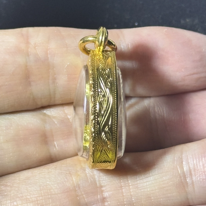 龙婆本 2536 黄铜立体法相小佛 Wat Bang Phra 认证真品 6