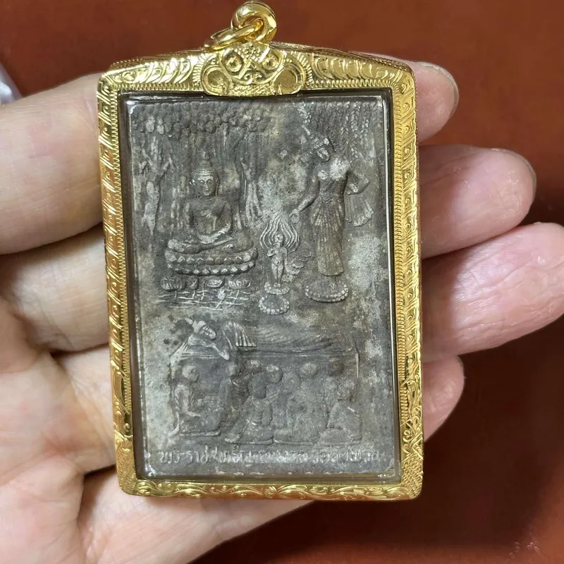 Luang Phor Jaran · Birth Enlightenment Parinirvana · Sacred Powder B.E.2532 · Wat Amphawan · Cert P01786 2