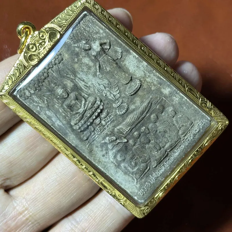 Luang Phor Jaran · Birth Enlightenment Parinirvana · Sacred Powder B.E.2532 · Wat Amphawan · Cert P01786 5
