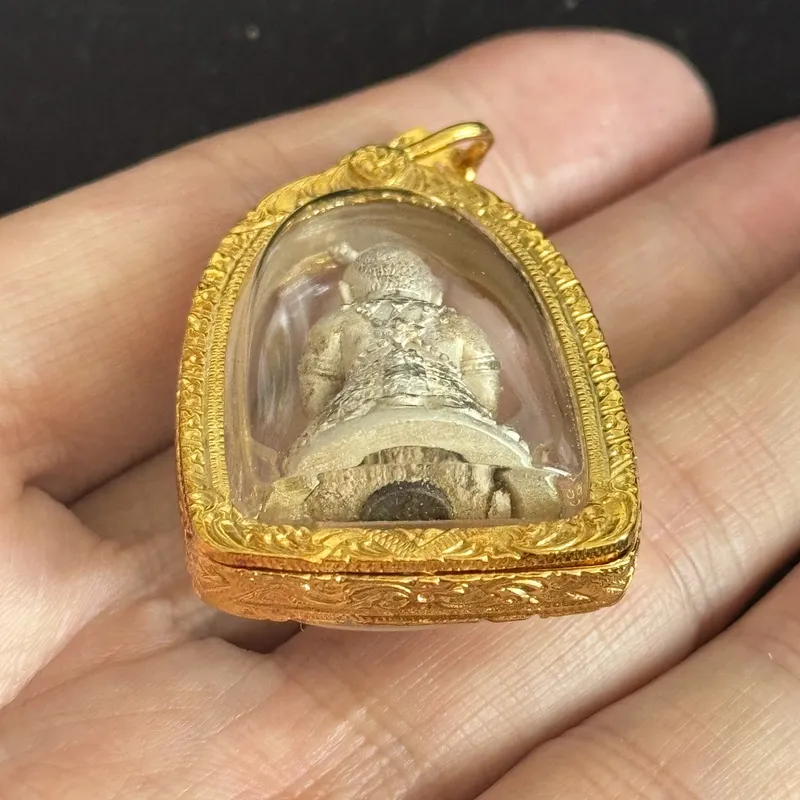 龙婆雨水·古曼童·银质·佛历2556年101周年冥诞法会开光｜意大利金防水壳·初缘系列 8