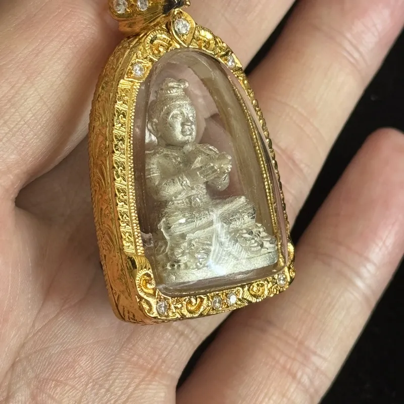 龙婆雨水·古曼童·银质·佛历2556年101周年冥诞法会开光｜意大利金防水壳·初缘系列 3