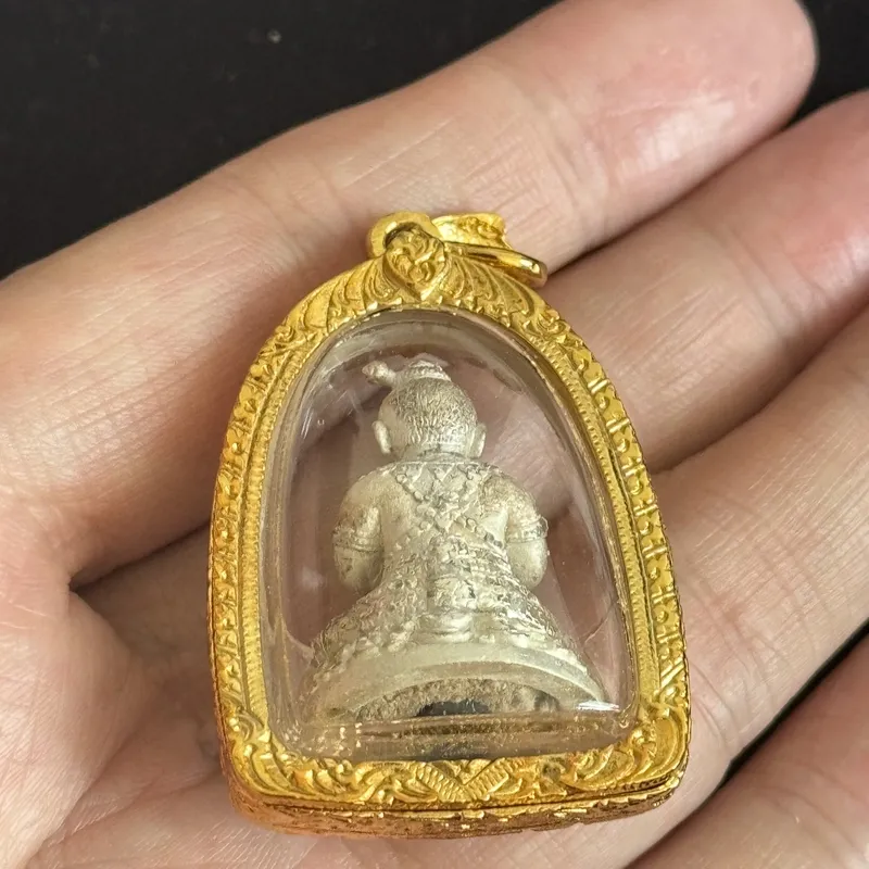 龙婆雨水·古曼童·银质·佛历2556年101周年冥诞法会开光｜意大利金防水壳·初缘系列 9