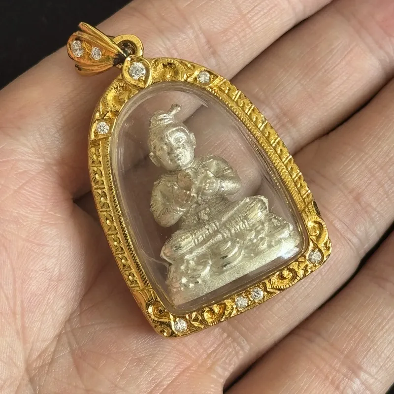 龙婆雨水·古曼童·银质·佛历2556年101周年冥诞法会开光｜意大利金防水壳·初缘系列 5