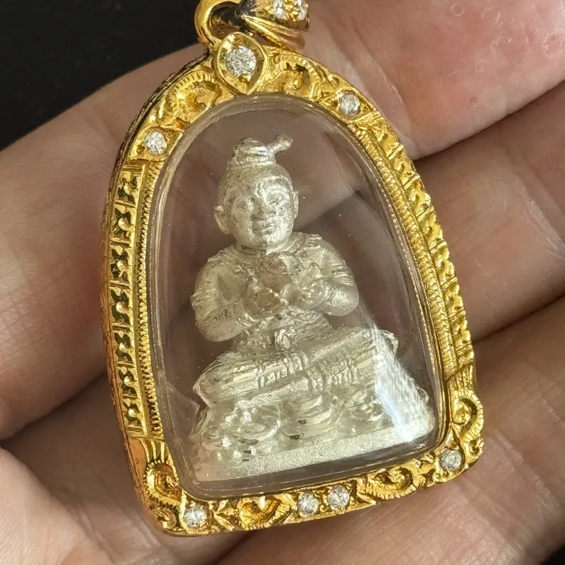 龙婆雨水·古曼童·银质·佛历2556年101周年冥诞法会开光｜意大利金防水壳·初缘系列 10