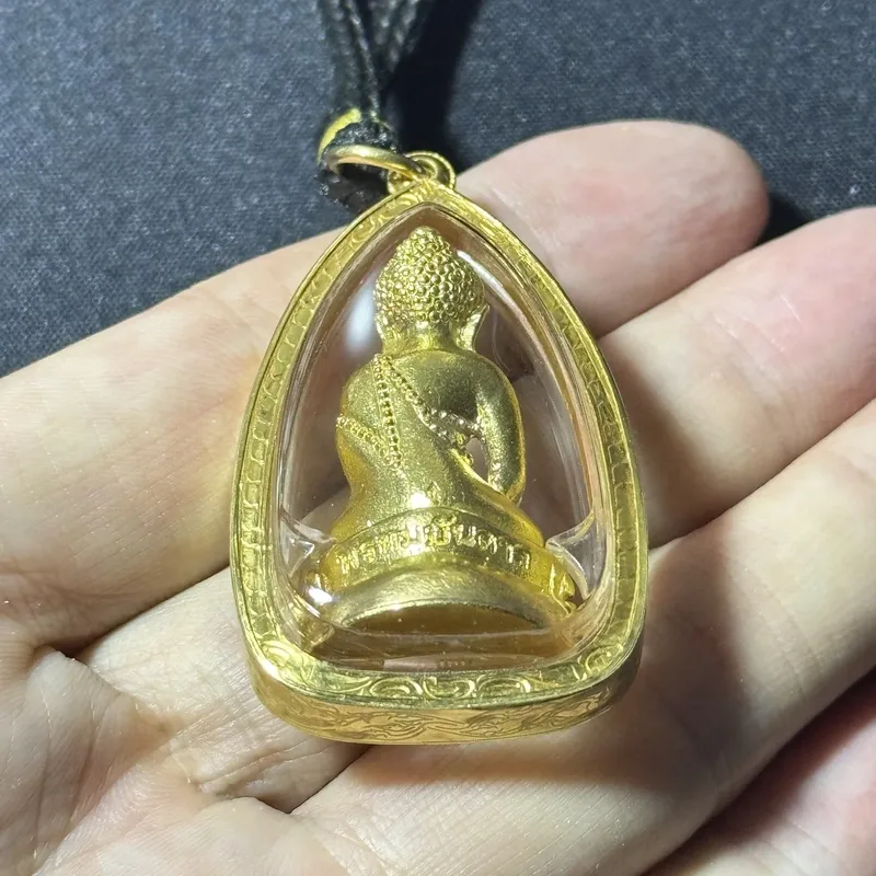 龙婆扎兰·药师佛·足金限量版（พระกริ่ง）·佛历2554年一期·安帕万寺（全球限量19尊·足金佛尊+金壳·含壳约42克·仅此一尊） 5