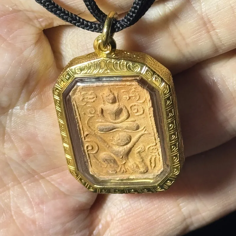 龙婆班·迈向佛国系列·大哈努曼法相·神圣黏土（佛历2536年曼宁哥寺｜萨玛空鉴定D01799·仅此一件） 2