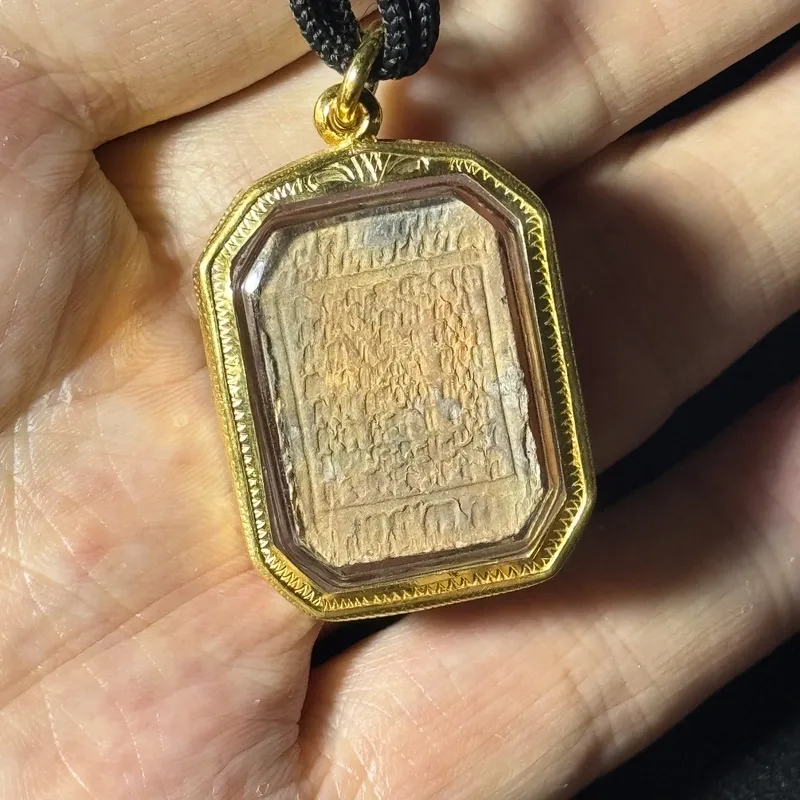 龙婆班·迈向佛国系列·大哈努曼法相·神圣黏土（佛历2536年曼宁哥寺｜萨玛空鉴定D01799·仅此一件） 5