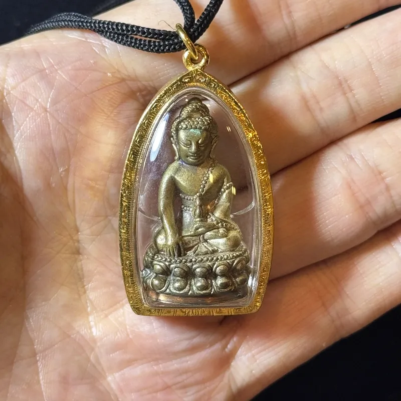 龙婆扎兰·药师佛·粉质（佛历2556年安帕万寺亲主开光｜意大利防水壳·仅此一件） 2