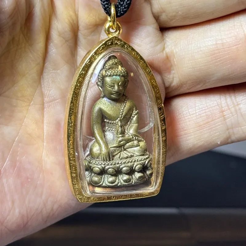 龙婆扎兰·药师佛·粉质(佛历2556年安帕万寺亲主开光|意大利防水壳·仅此一件)