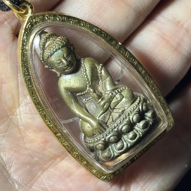 龙婆扎兰·药师佛·粉质（佛历2556年安帕万寺亲主开光｜意大利防水壳·仅此一件） 7