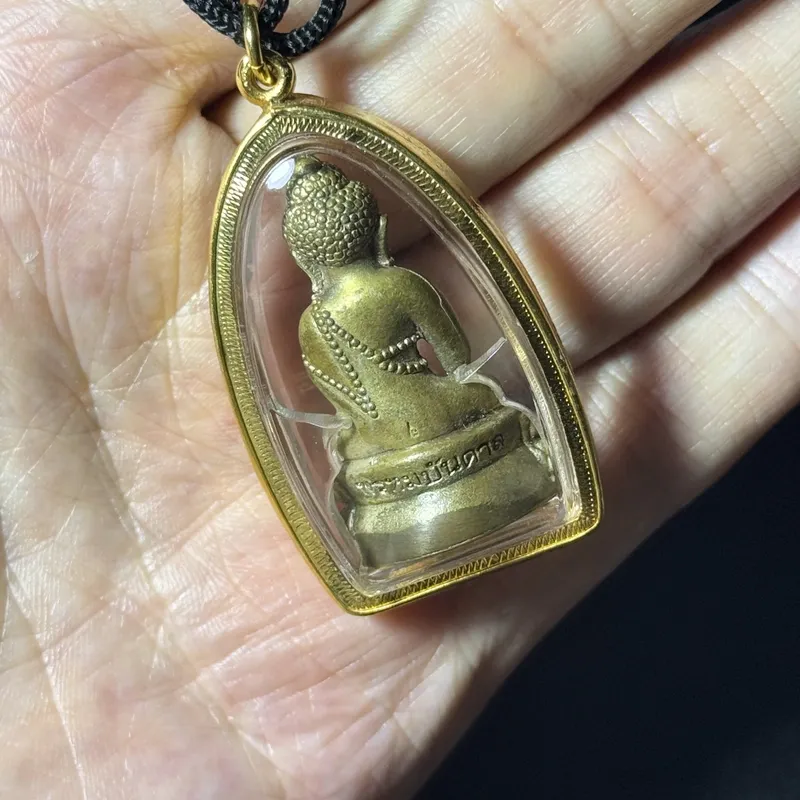 龙婆扎兰·药师佛·粉质（佛历2556年安帕万寺亲主开光｜意大利防水壳·仅此一件） 5