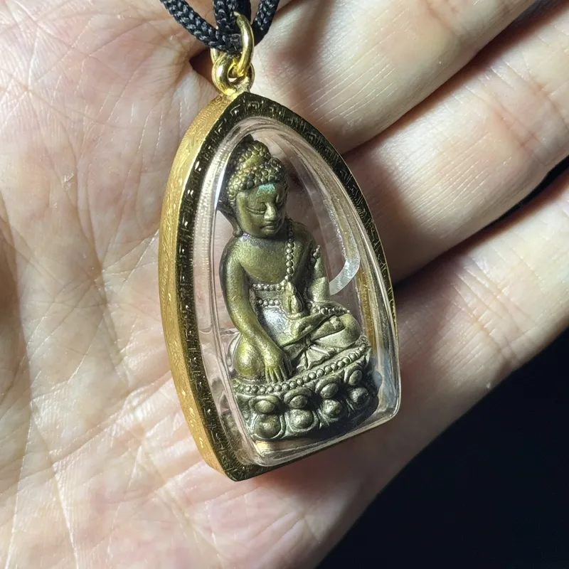 龙婆扎兰·药师佛·粉质（佛历2556年安帕万寺亲主开光｜意大利防水壳·仅此一件） 4