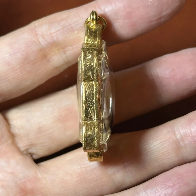 龙婆柳·招财龟·合金镀金（佛历2560年瓦莱登通寺开光｜泰国招财龟鼻祖） 5