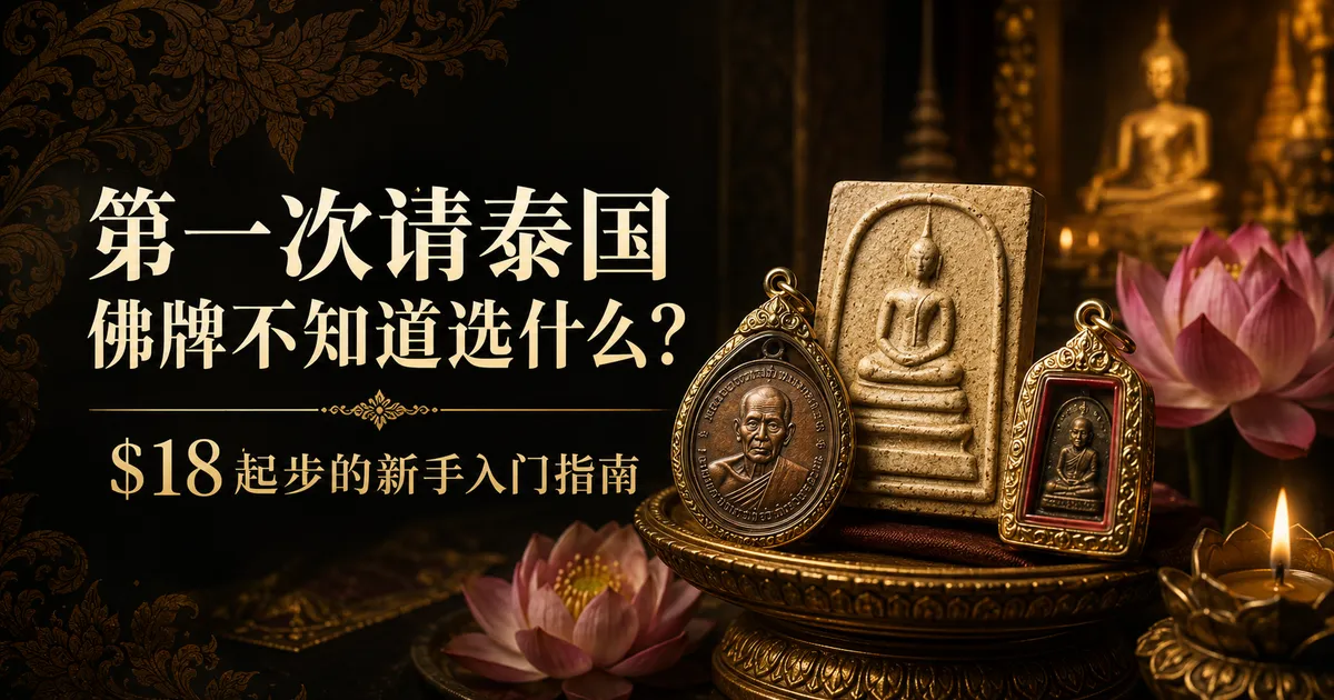第一次请泰国佛牌不知道选什么?$18起步的新手入门指南