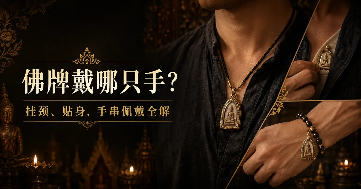 佛牌戴哪只手?挂颈、贴身、手串佩戴全解