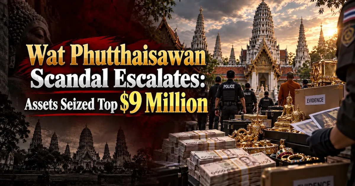 Wat Phutthaisawan Scandal Escalates: Assets Seized Top $9 Million