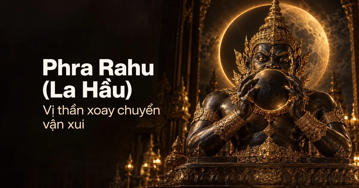 Phra Rahu (La Hầu): vị thần xoay chuyển vận xui trong tín ngưỡng Thái
