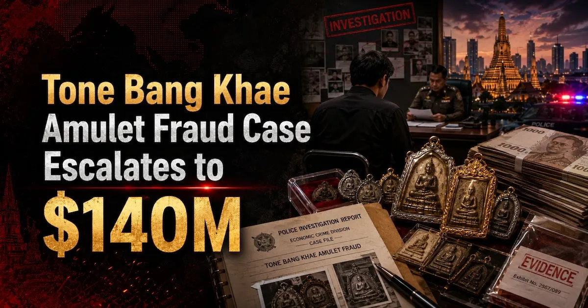 Tone Bang Khae Amulet Fraud Case Escalates to $140M