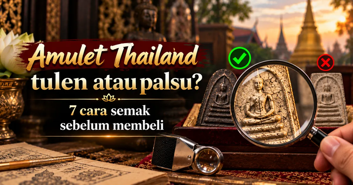 Amulet Thailand tulen atau palsu? 7 cara semak sebelum membeli