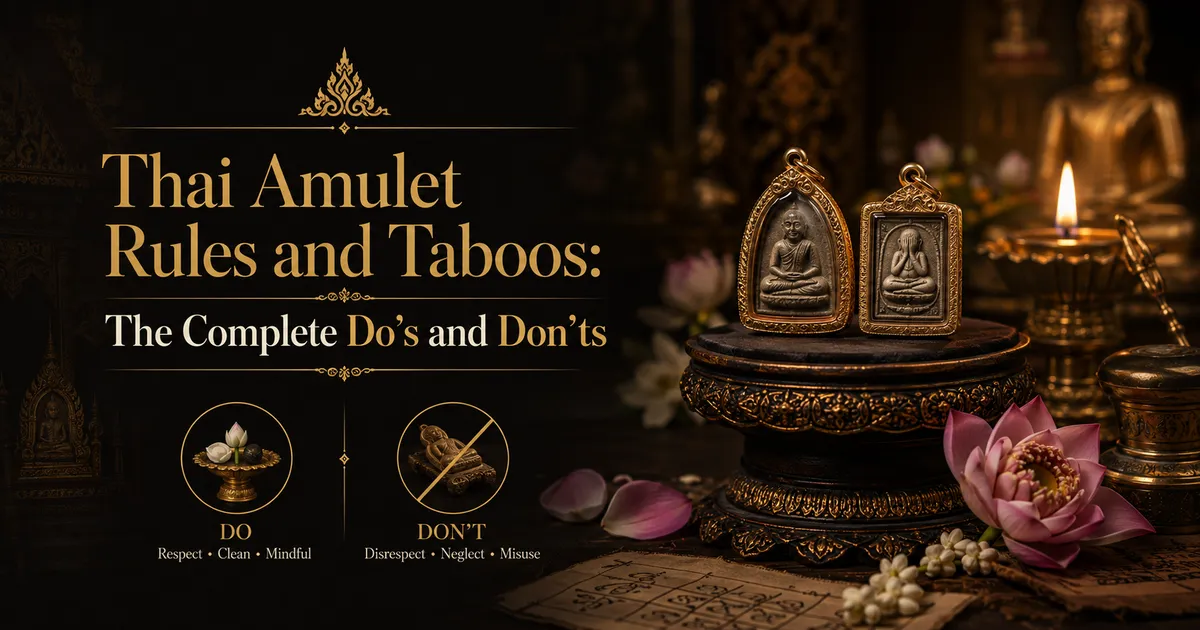 Thai Amulet Rules and Taboos: The Complete Do's and Don'ts