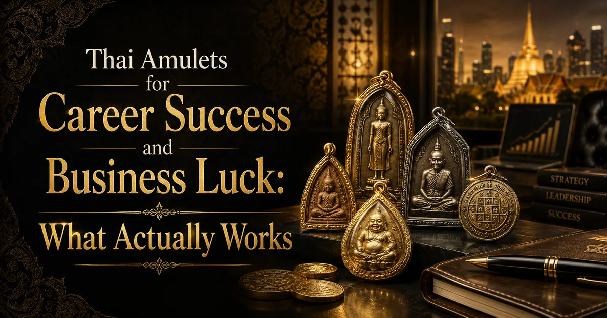 Thai Amulets for Career Success and Business Luck: What Actually Works