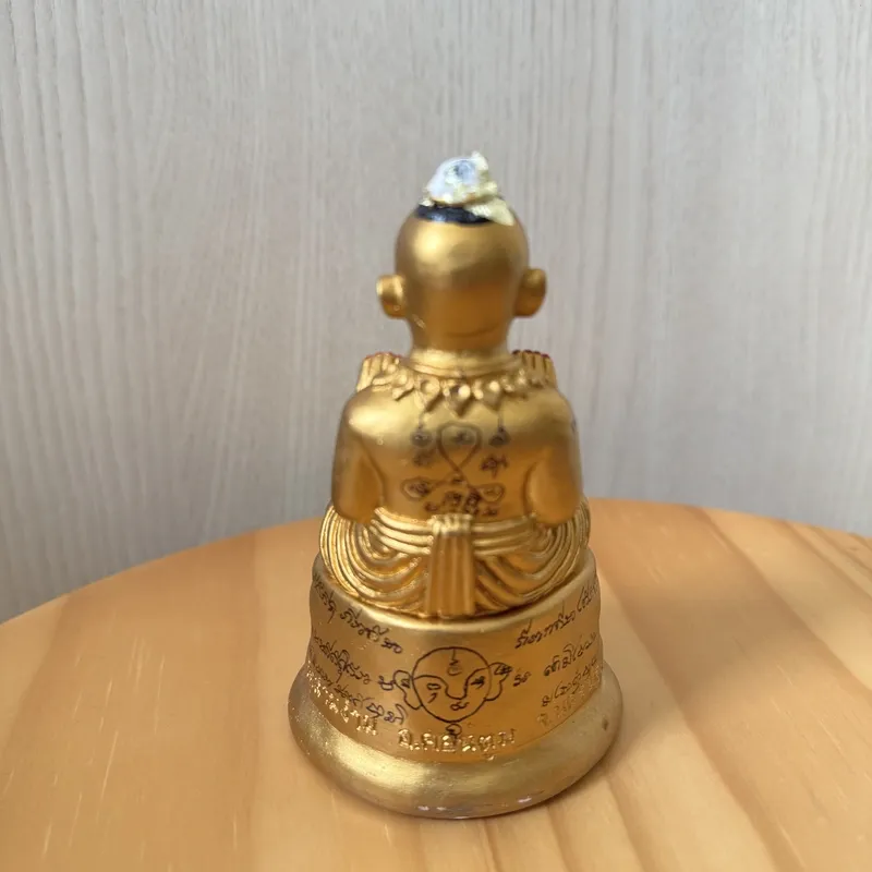 三暗寺·古曼童精巧摆件·佛历2567年·圣料混合（高12cm·宽6cm·帕巴拉七加持｜桌面供奉·招财镇宅） 5