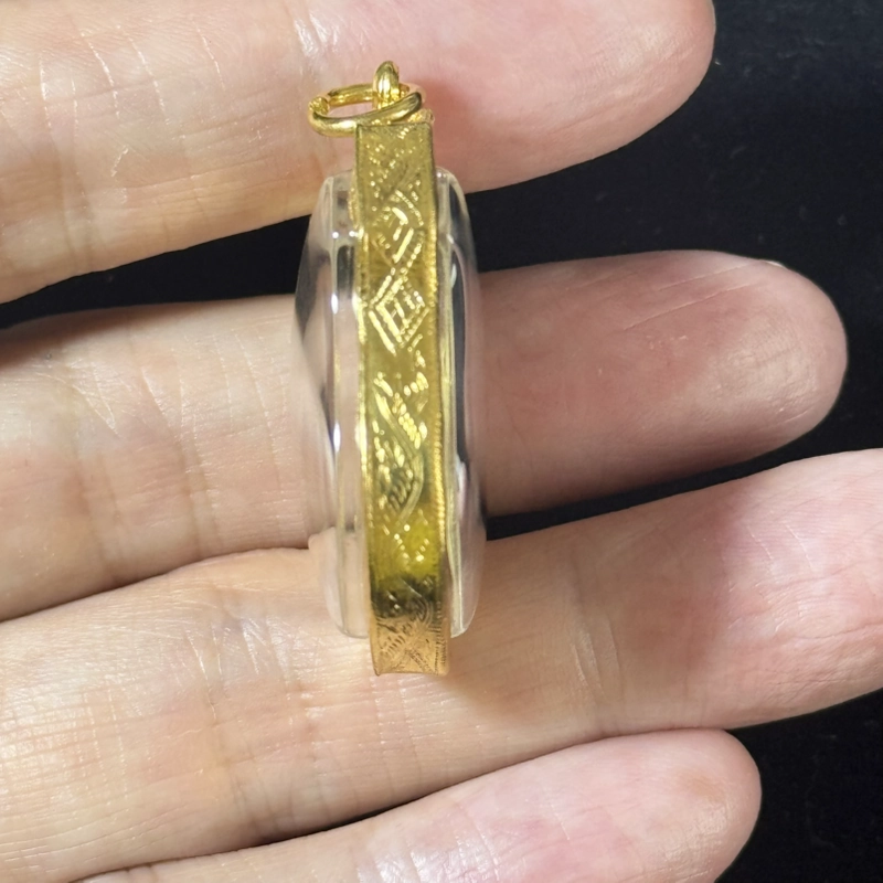 龙婆本 2535 红铜自身牌 Wat Bang Phra 认证真品 6